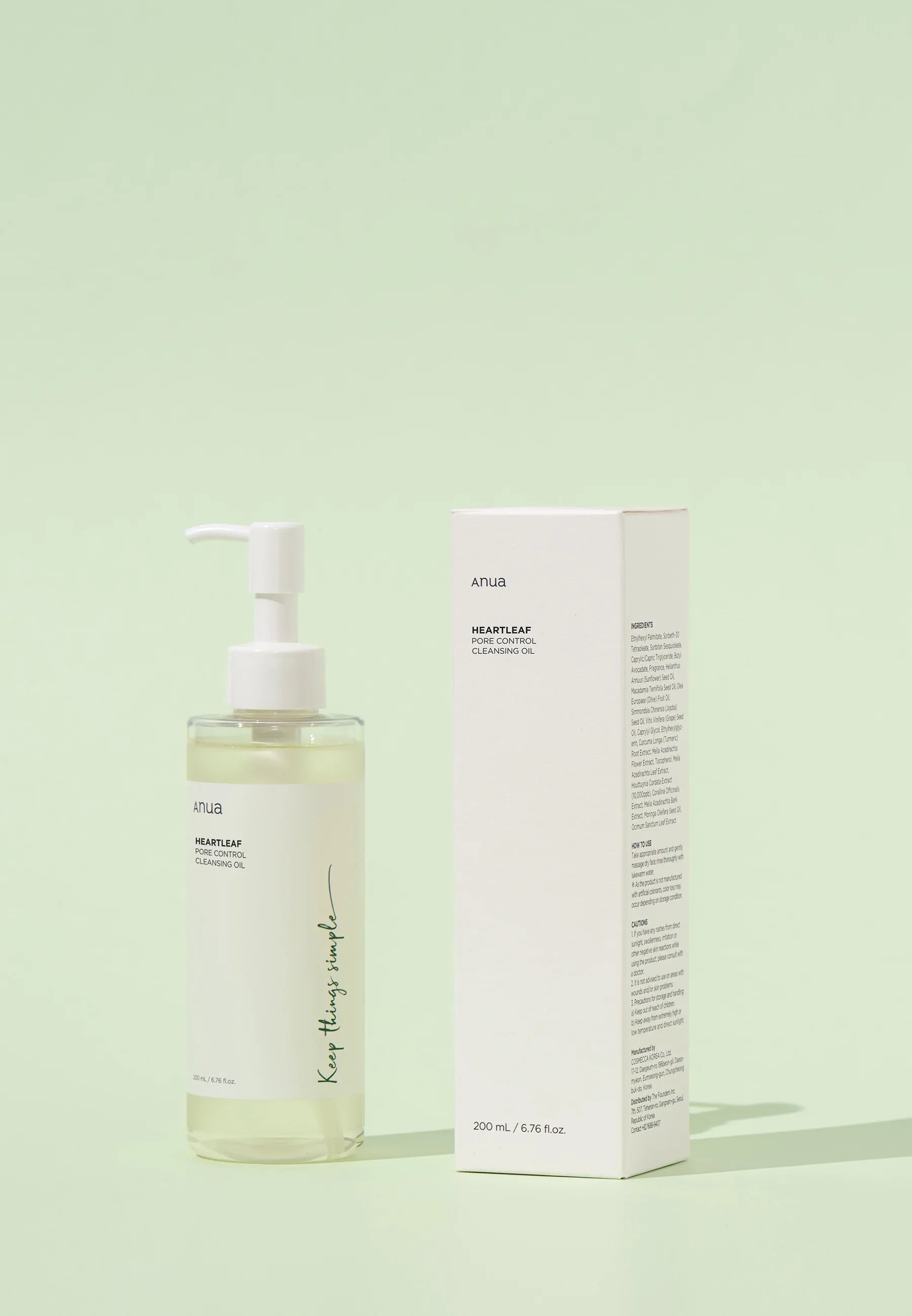 Anua Heartleaf Pórus Kontroll Tisztító Olaj