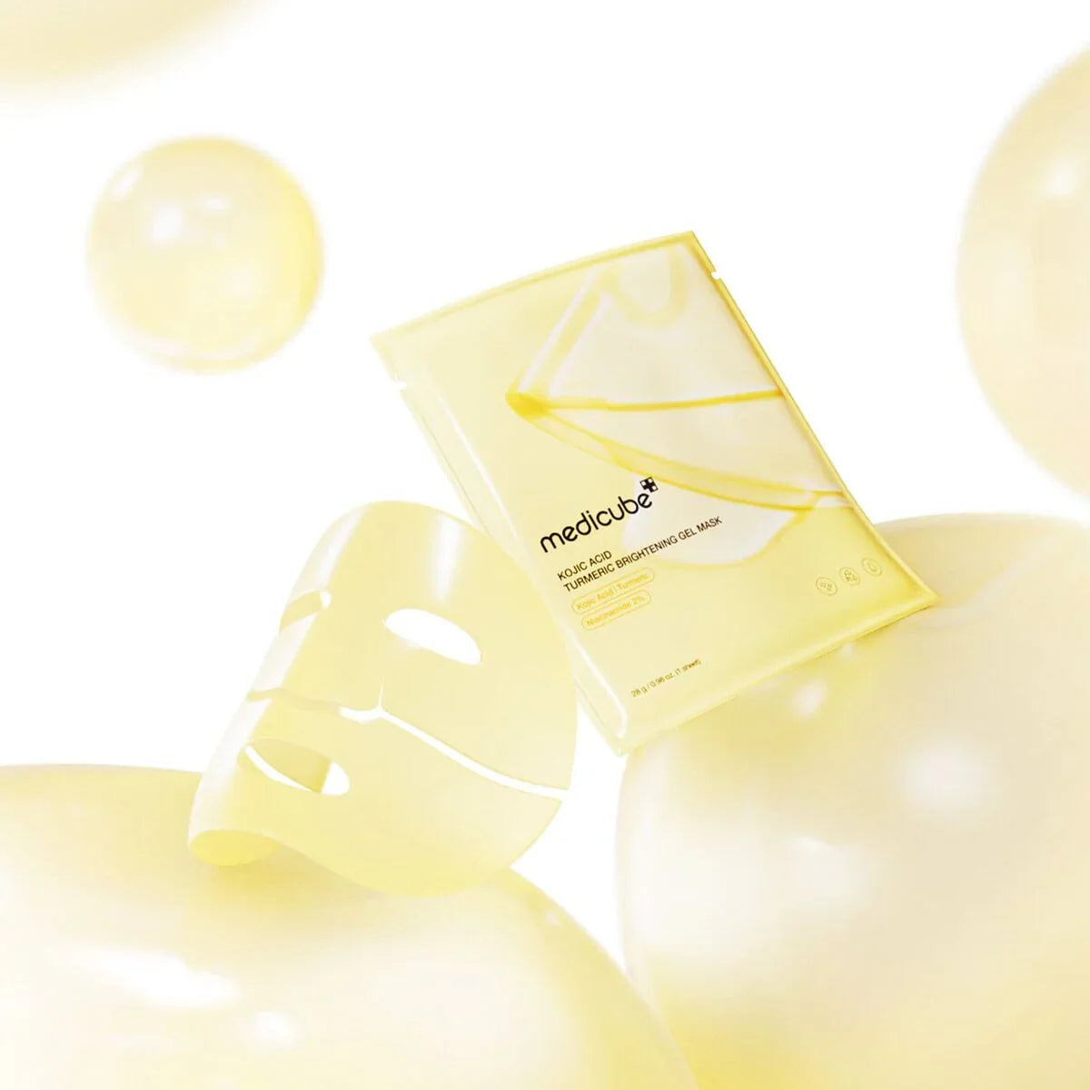 medicube Kojic Acid Kurkuma Világosító Gélmaszk 4 darab